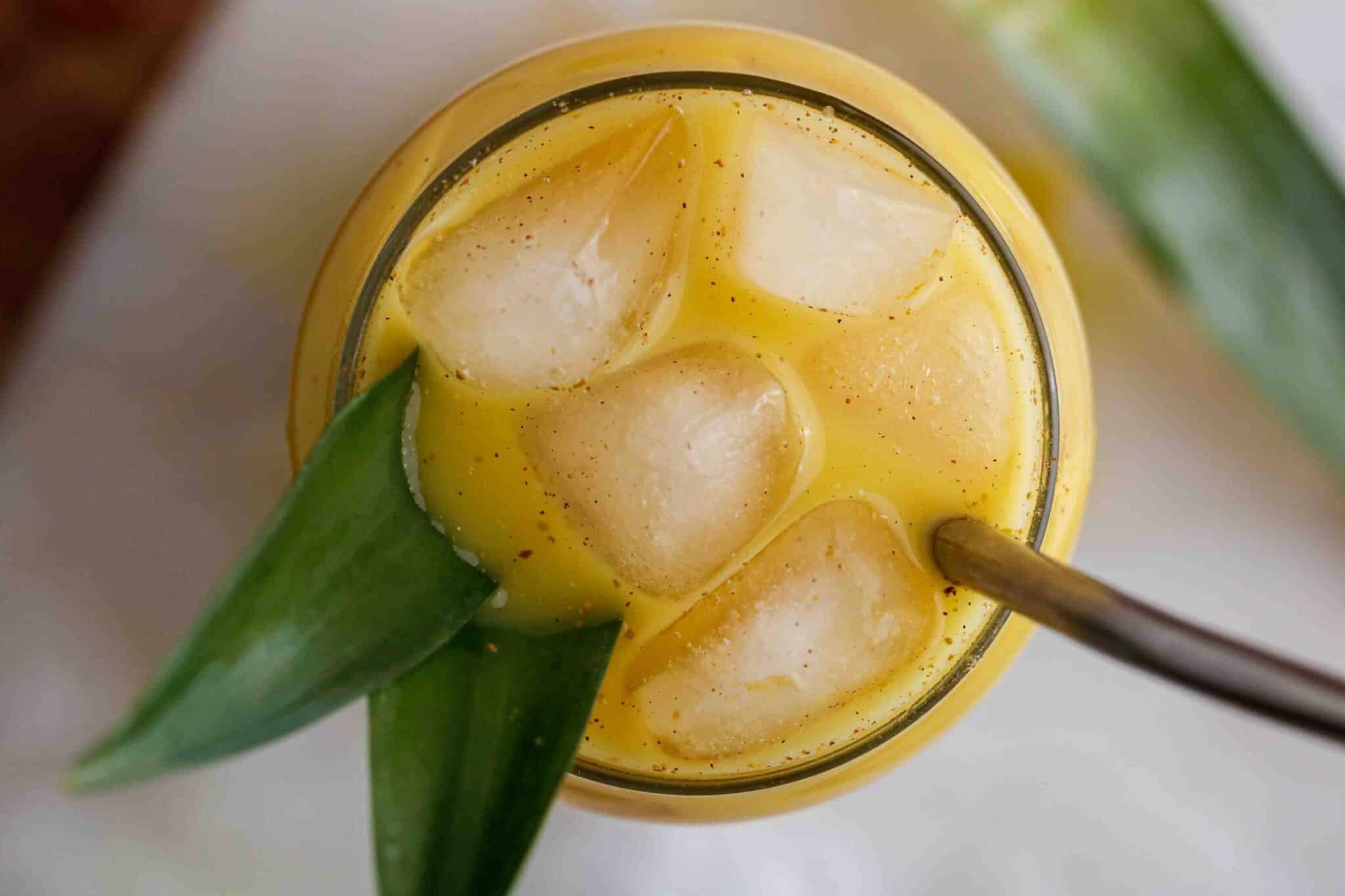 Iced Golden Ginger Drink Starbucks Copycat recipe Lifestyle of a Foodie