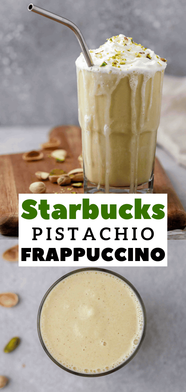 Starbucks Pistachio Frappuccino copycat recipe Lifestyle of a Foodie