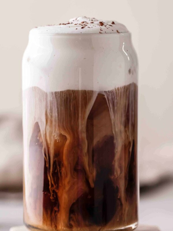 Irish cream cold brew sweet cream swirls