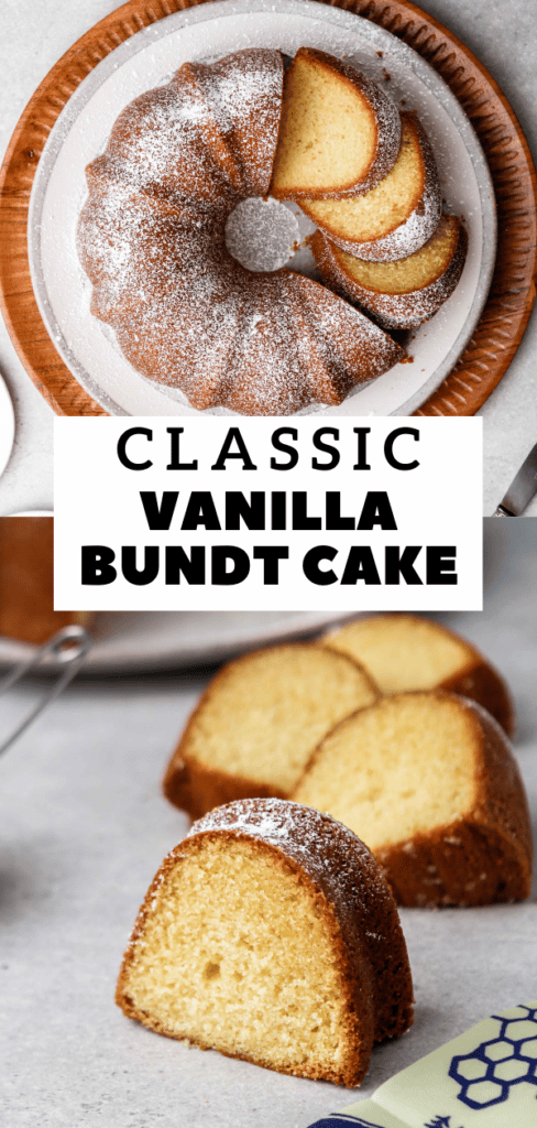 Vanilla bundt cake recipe