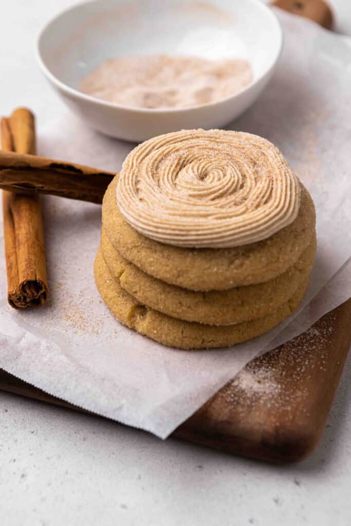 Churro cookie stack