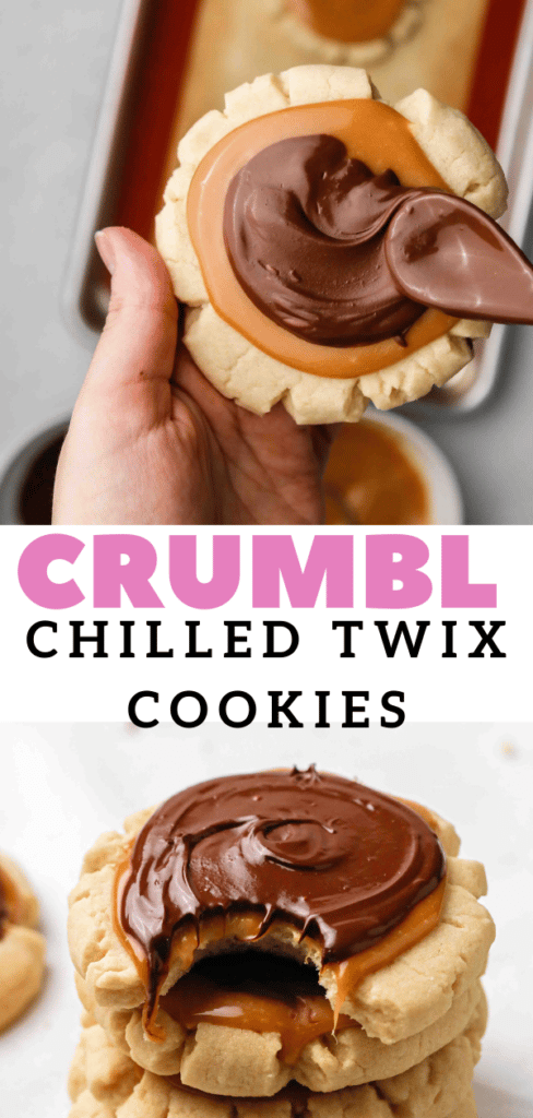 CRUMBL Twix copycat sugar cookie recipe
