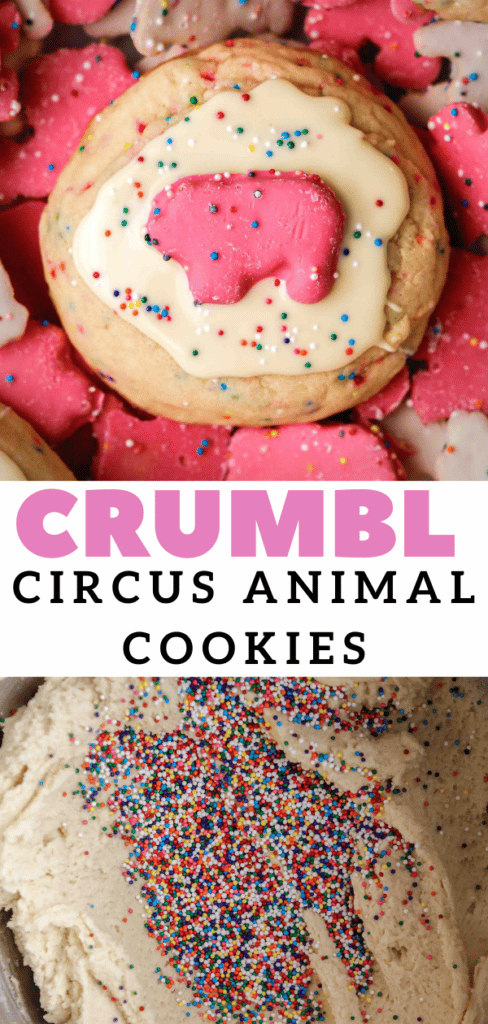 CRUMBL circus animal cookies