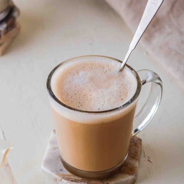 Hot Vanilla Latte Starbucks Copycat recipe Lifestyle of a Foodie