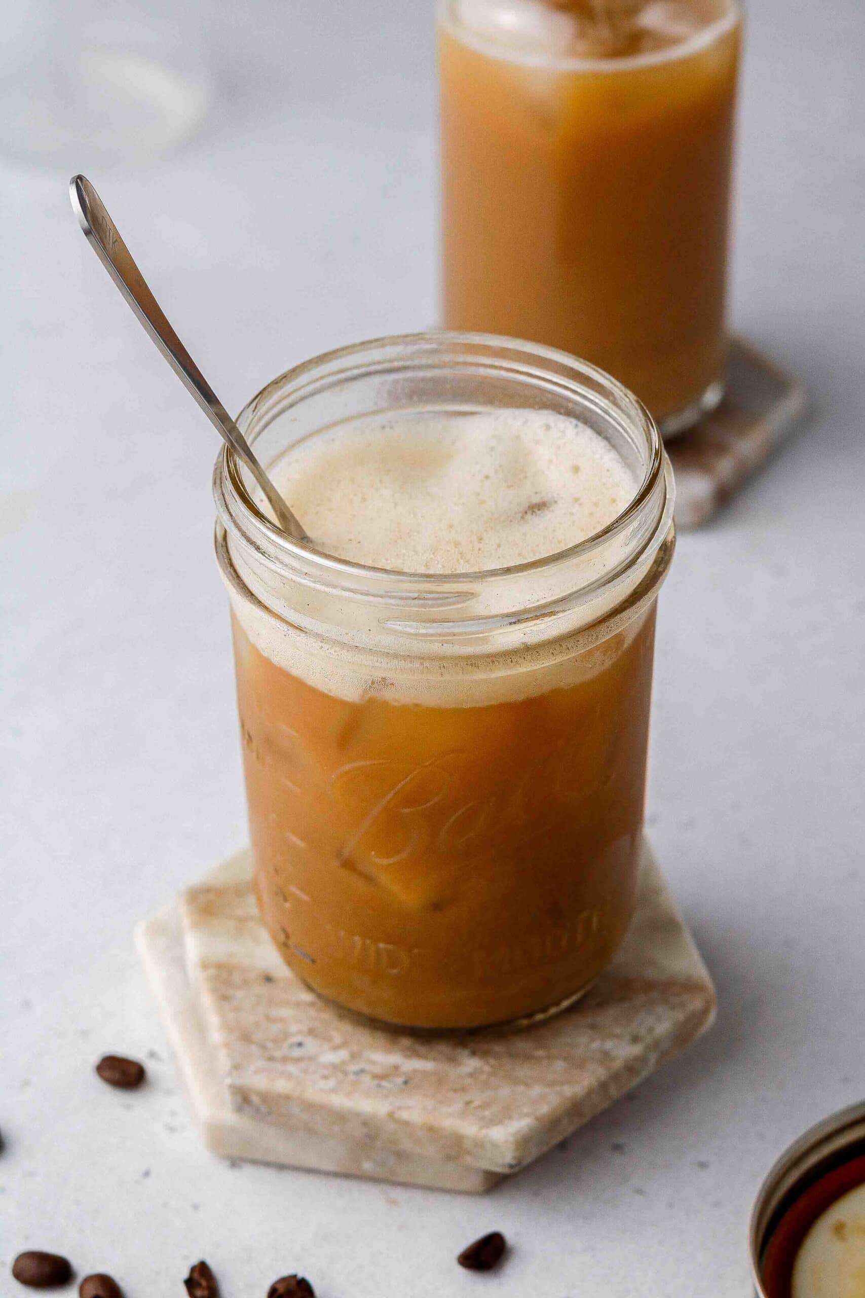 Iced Brown Sugar Oat Milk Shaken Espresso Starbucks Copycat - Lifestyle ...