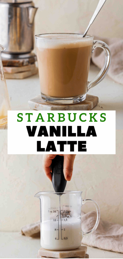 Vanilla coffee drink