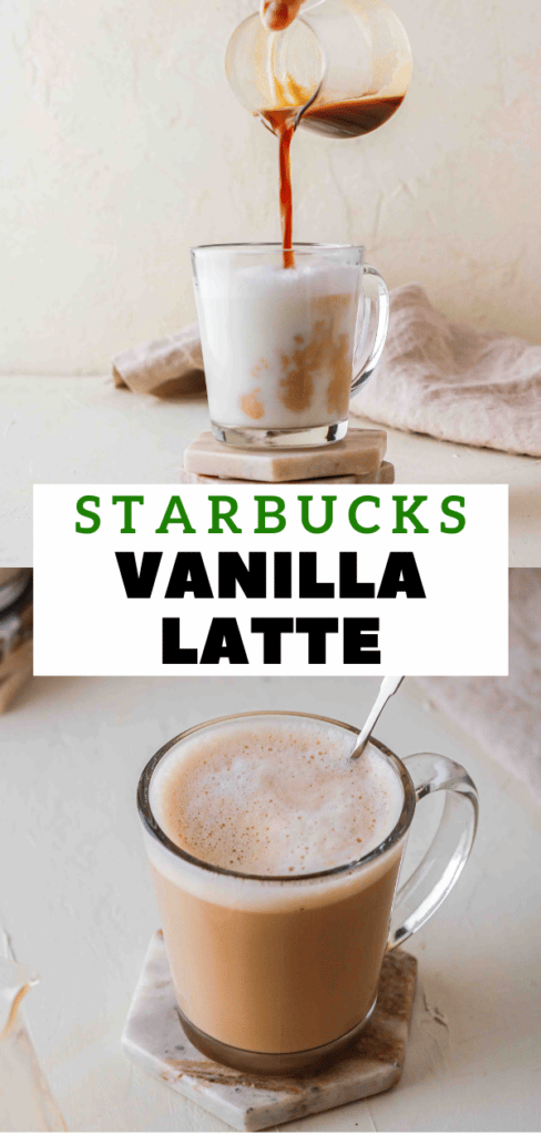 Vanilla coffee drink