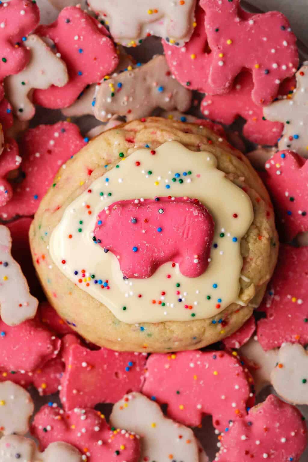 The softest Crumbl Circus Animal Cookies Lifestyle of a Foodie
