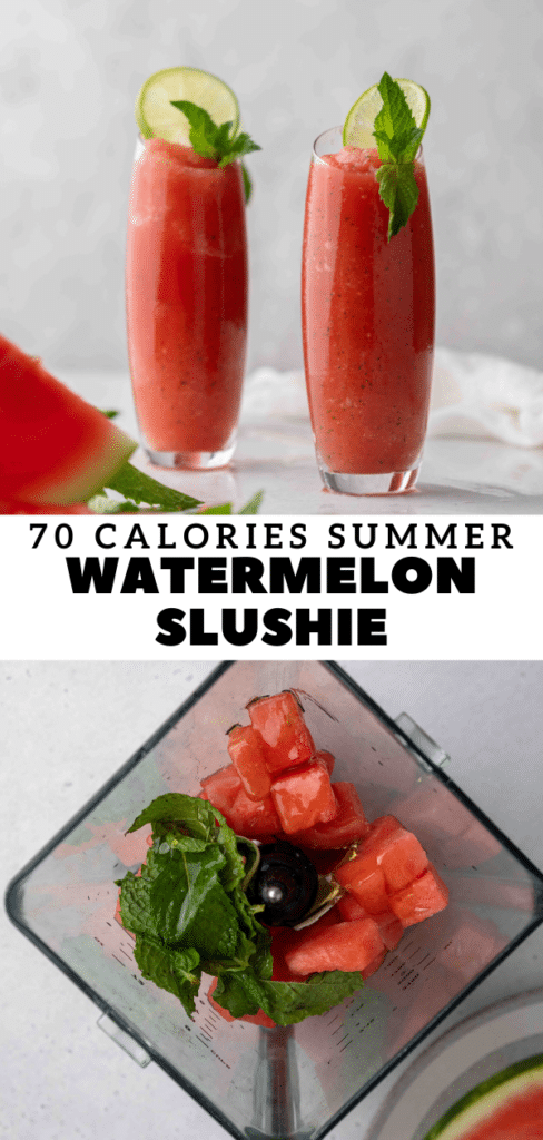 4-ingredient summer watermelon slushie