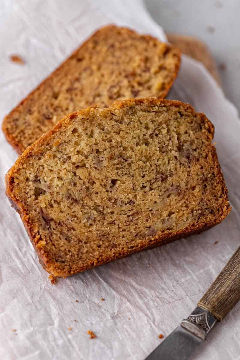 Healthy Mini Air Fryer Banana Bread (for one!) - Sweet Savory and Steph