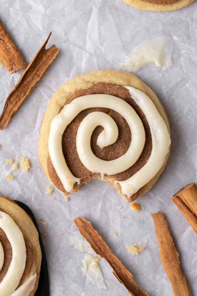 CRUMBL Cinnamon Swirl Cookies 