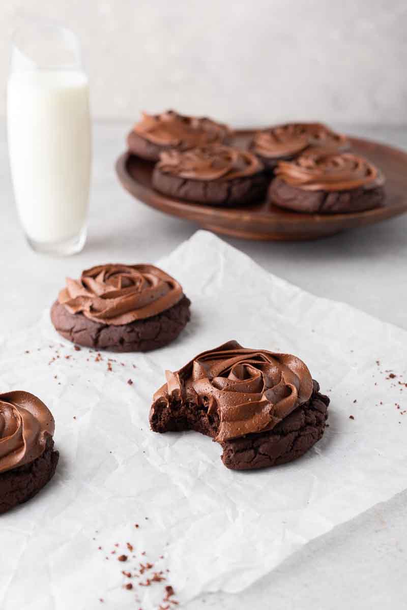 CRUMBL Chocolate Cake Cookies copycat recipe Lifestyle of a Foodie