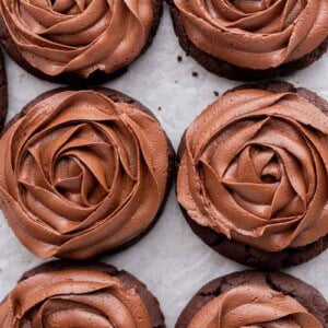 CRUMBL chocolate cake cookies