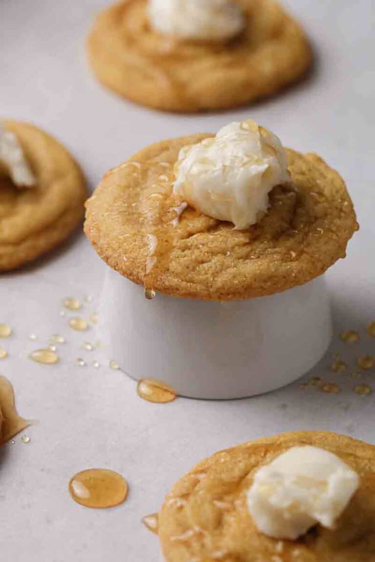 CRUMBL Cornbread Cookies with Honey buttercream Lifestyle of a Foodie