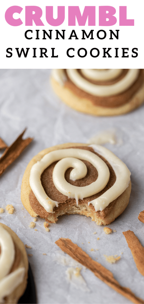 CRUMBL Cinnamon Swirl Cookies 