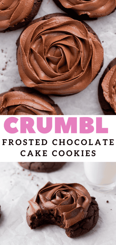CRUMBL Chocolate Cake Cookies copycat recipe - Lifestyle of a Foodie
