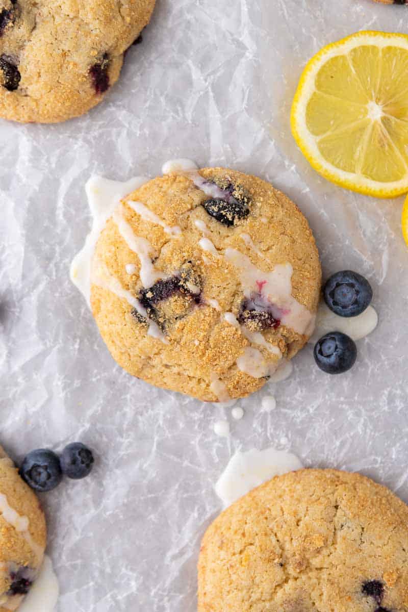 Soft CRUMBL Blueberry Crumb Cake Cookies copycat recipe Lifestyle of