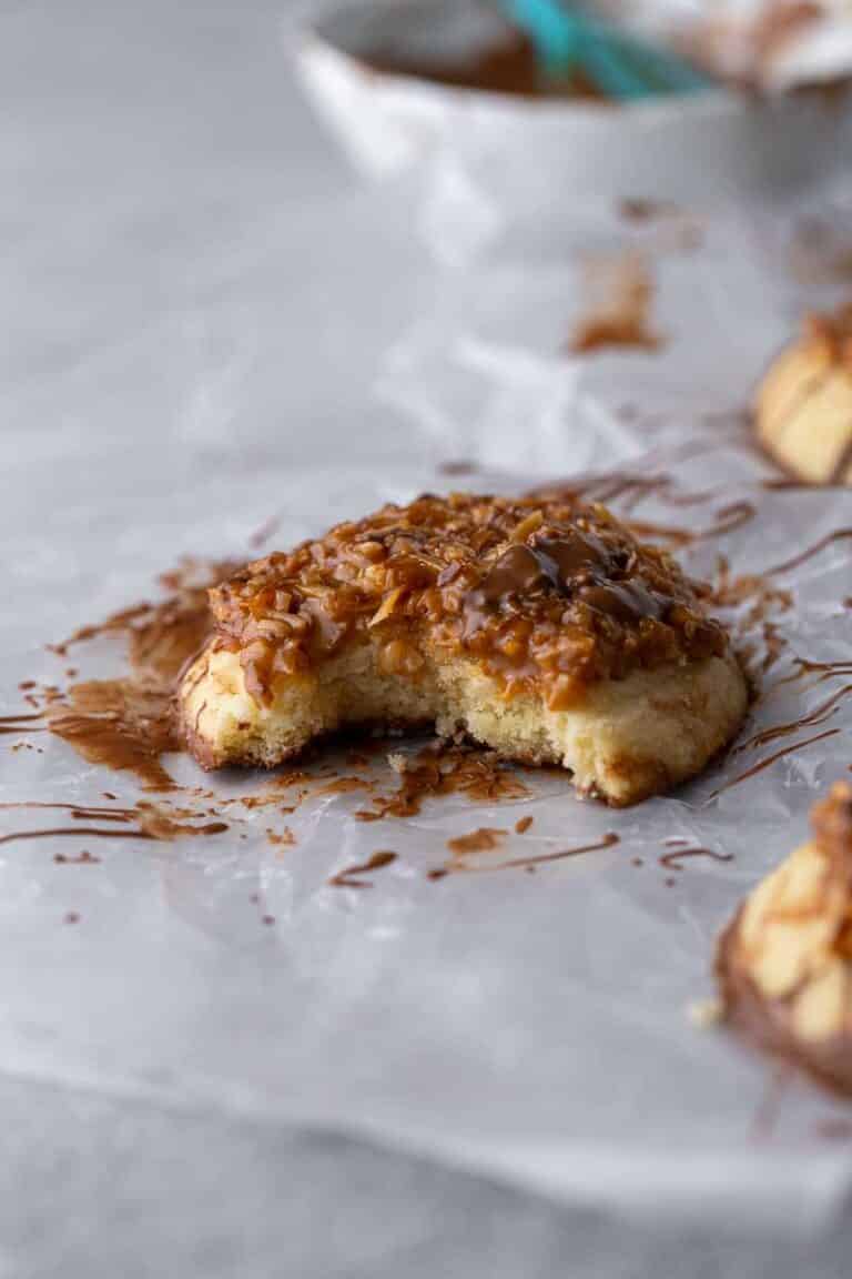 CRUMBL Caramel Coconut Fudge Cookies Lifestyle of a Foodie