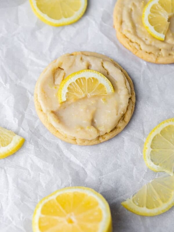 CRUMBL lemon glaze cookies