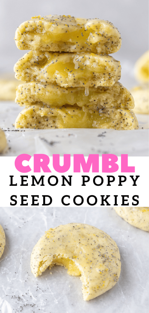 Easy CRUMBL poppy seed cookies