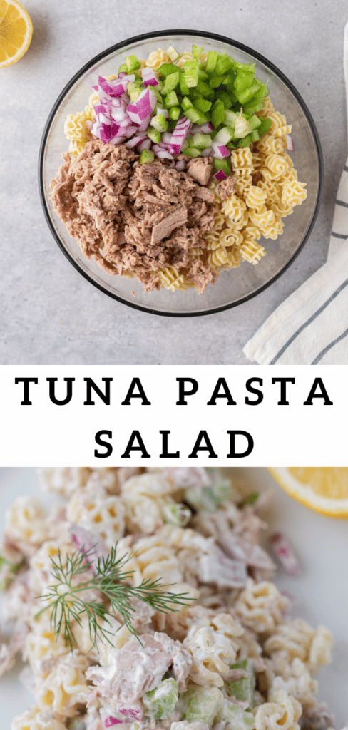 Easy tuna pasta salad