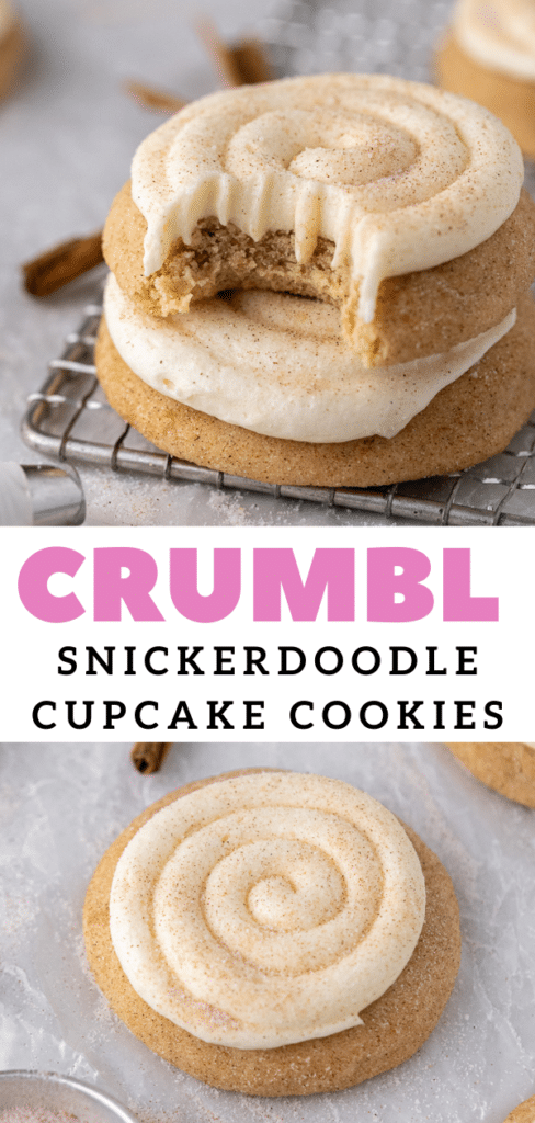 CRUMBL Snickerdoodle Cupcake Cookies