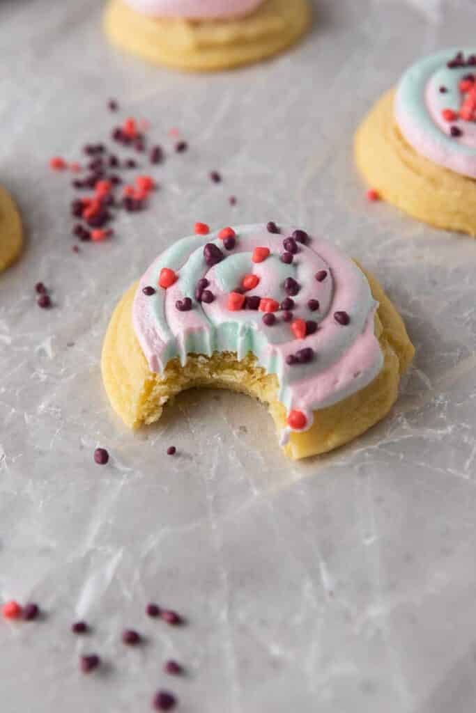 Crumbl cotton candy cookies 