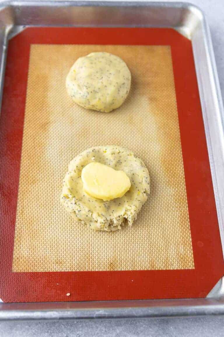 CRUMBL lemon poppy seed cookies with lemon curd filling Lifestyle of