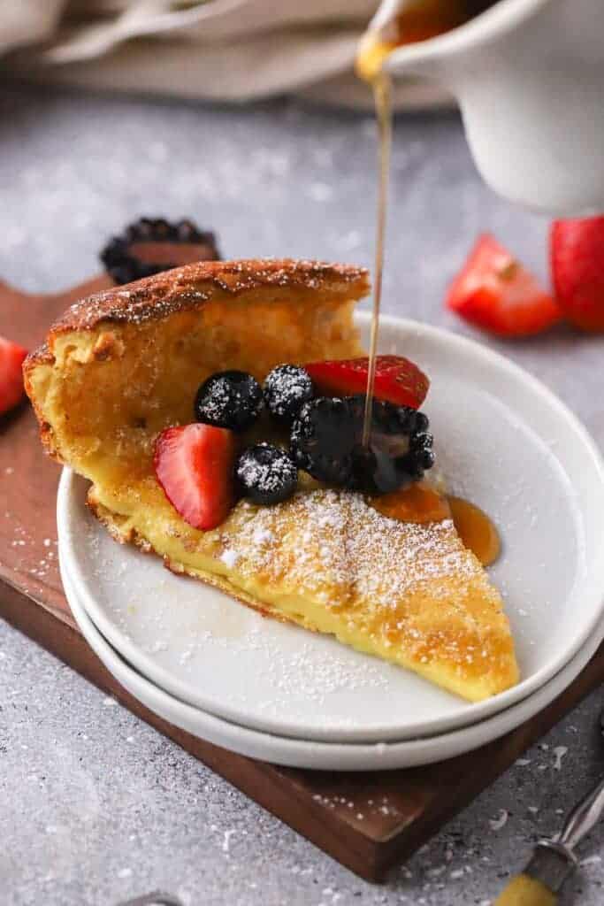 Easy Family Style Dutch Baby Pancake recipe 