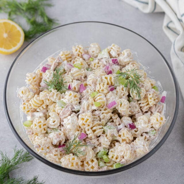 Quick and easy Tuna pasta salad - Lifestyle of a Foodie