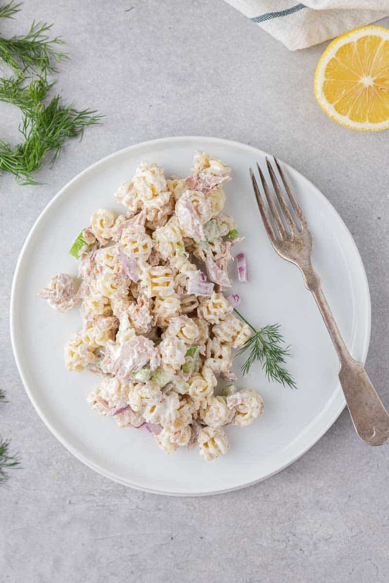 Quick and easy Tuna pasta salad - Lifestyle of a Foodie