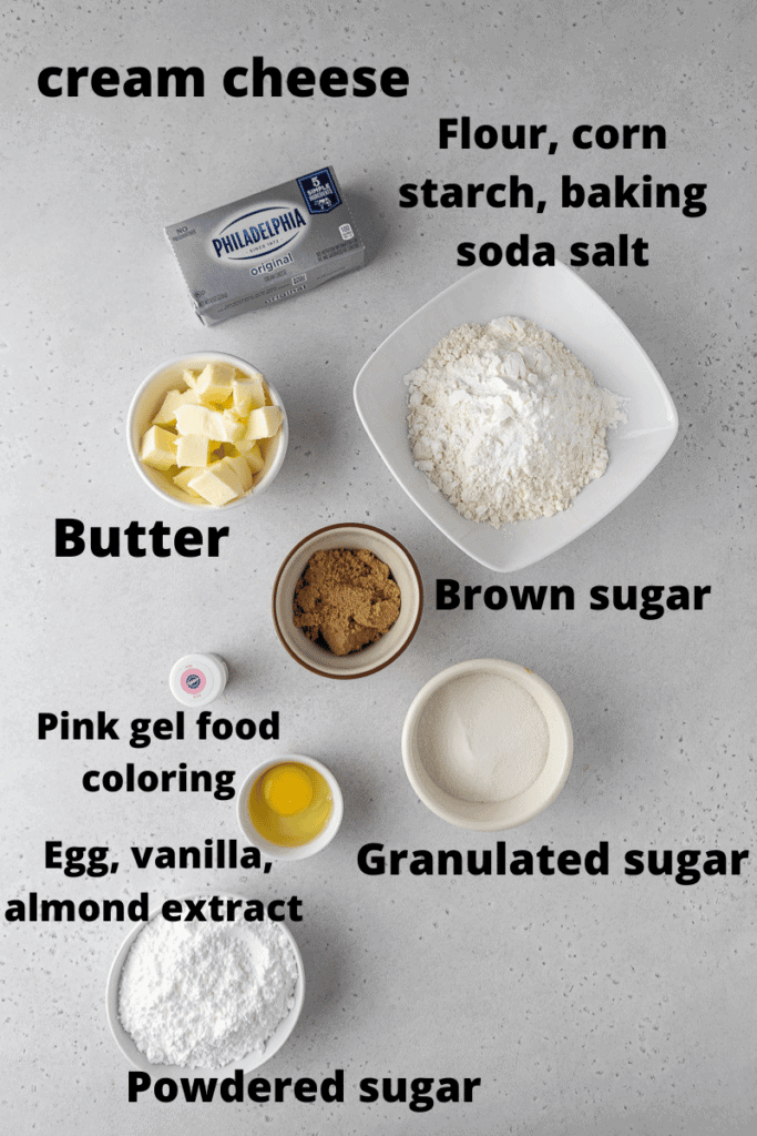 Pink velvet cookies ingredients 