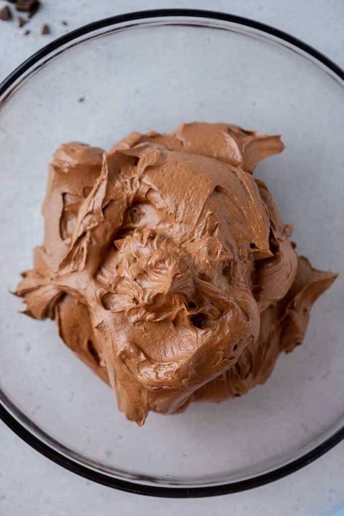 Chocolate swiss meringue buttercream