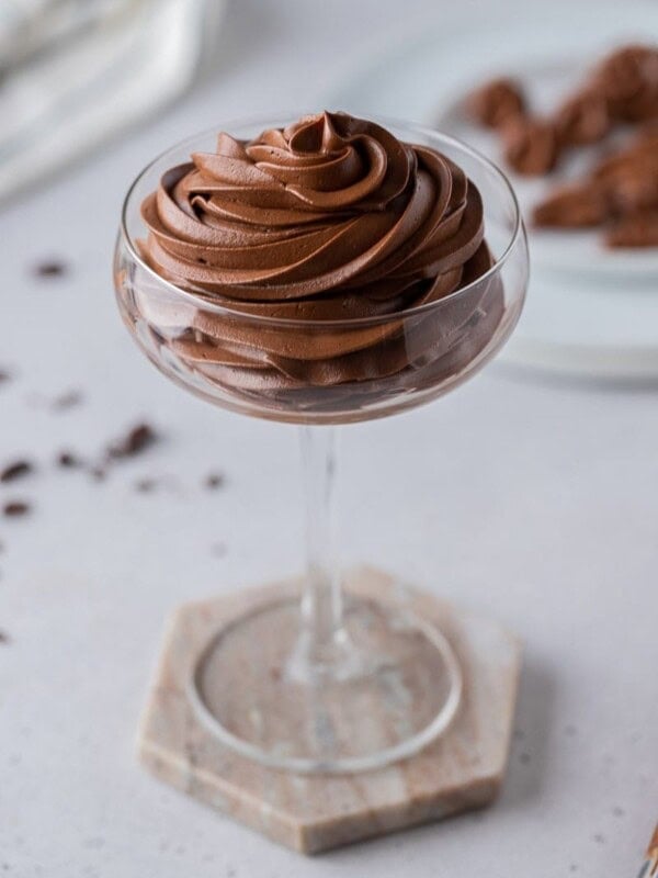 small batch chocolate swiss meringue buttercream