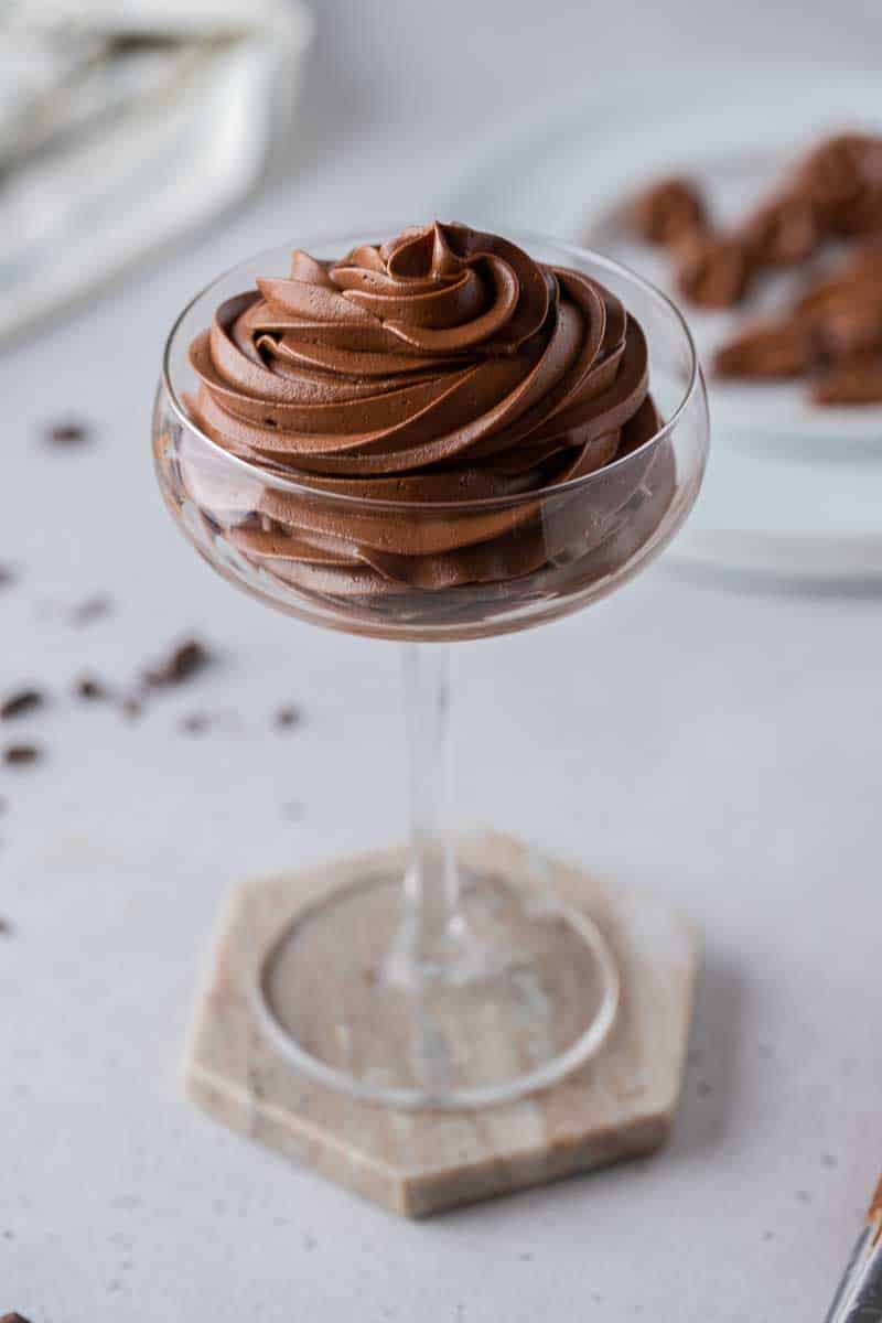 Small Batch Chocolate Swiss Meringue Buttercream Lifestyle of a Foodie
