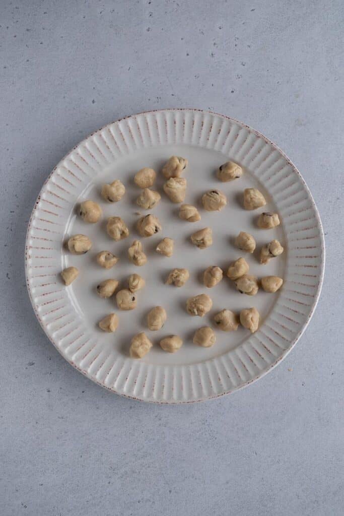 Edible cookie dough balls