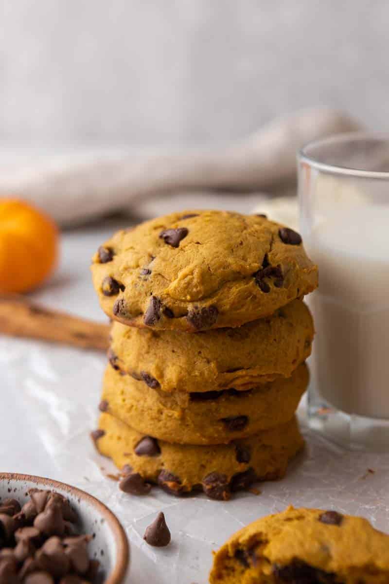 Crumbl Pumpkin Chocolate Chip Cookies Muffin Top Cookies Lifestyle