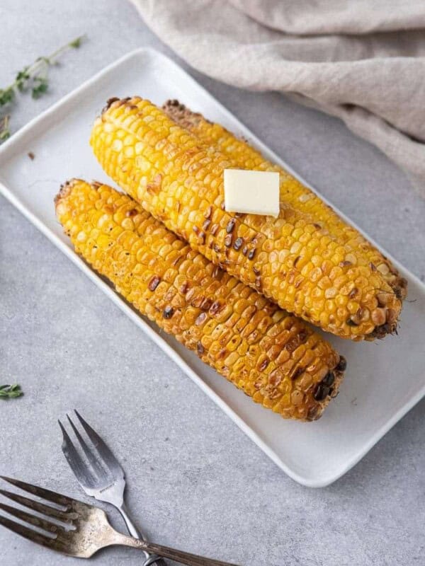 Air fryer grilled corn