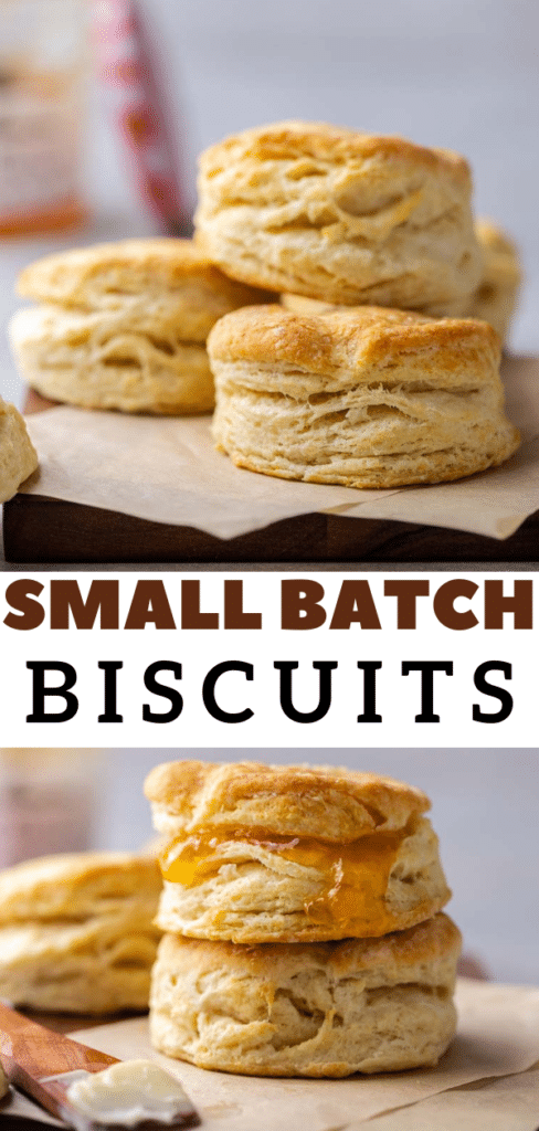 Small batch biscuits for two 