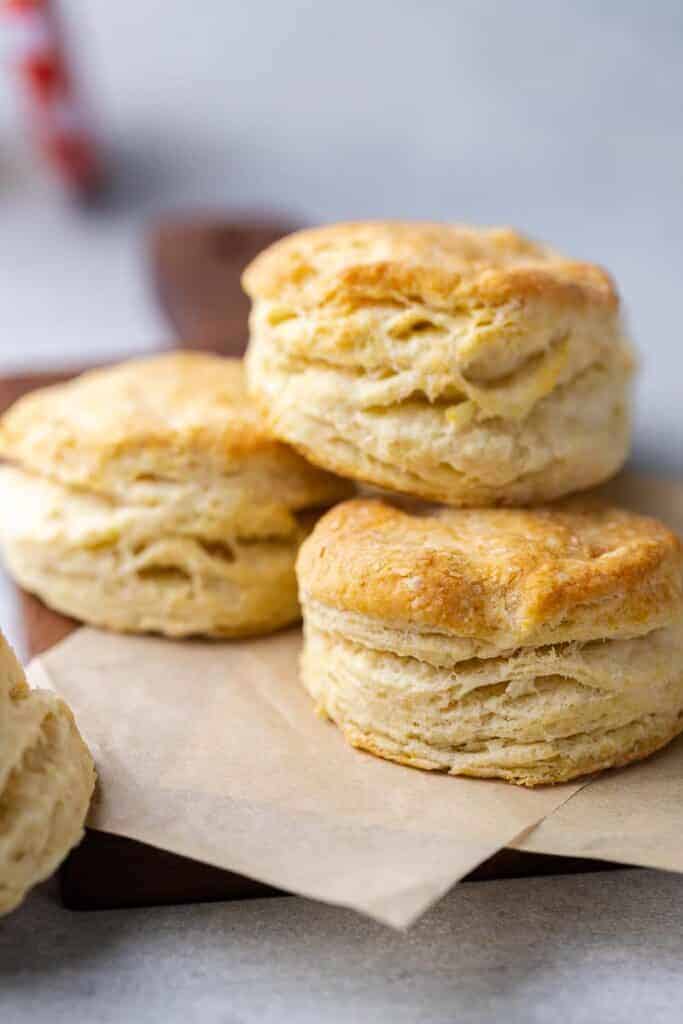 Fresh biscuits for two