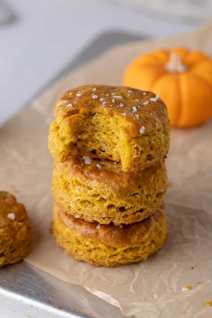 Small batch pumpkin biscuits 