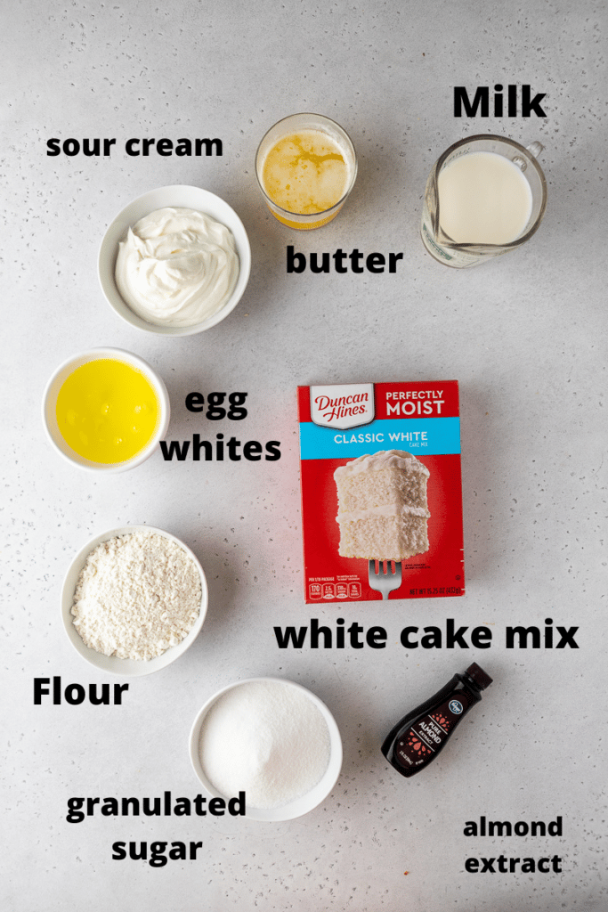 Ingredients for WASC cake