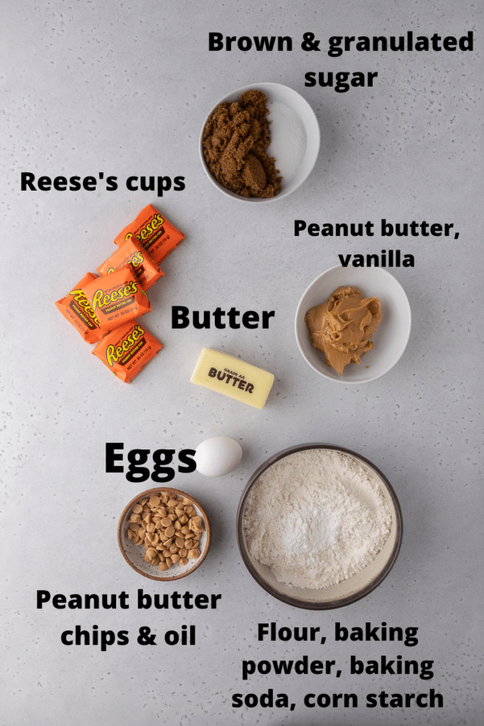 Crumbl Reese's cookie ingredients!