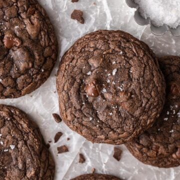 Crumbl brownie batter cookies