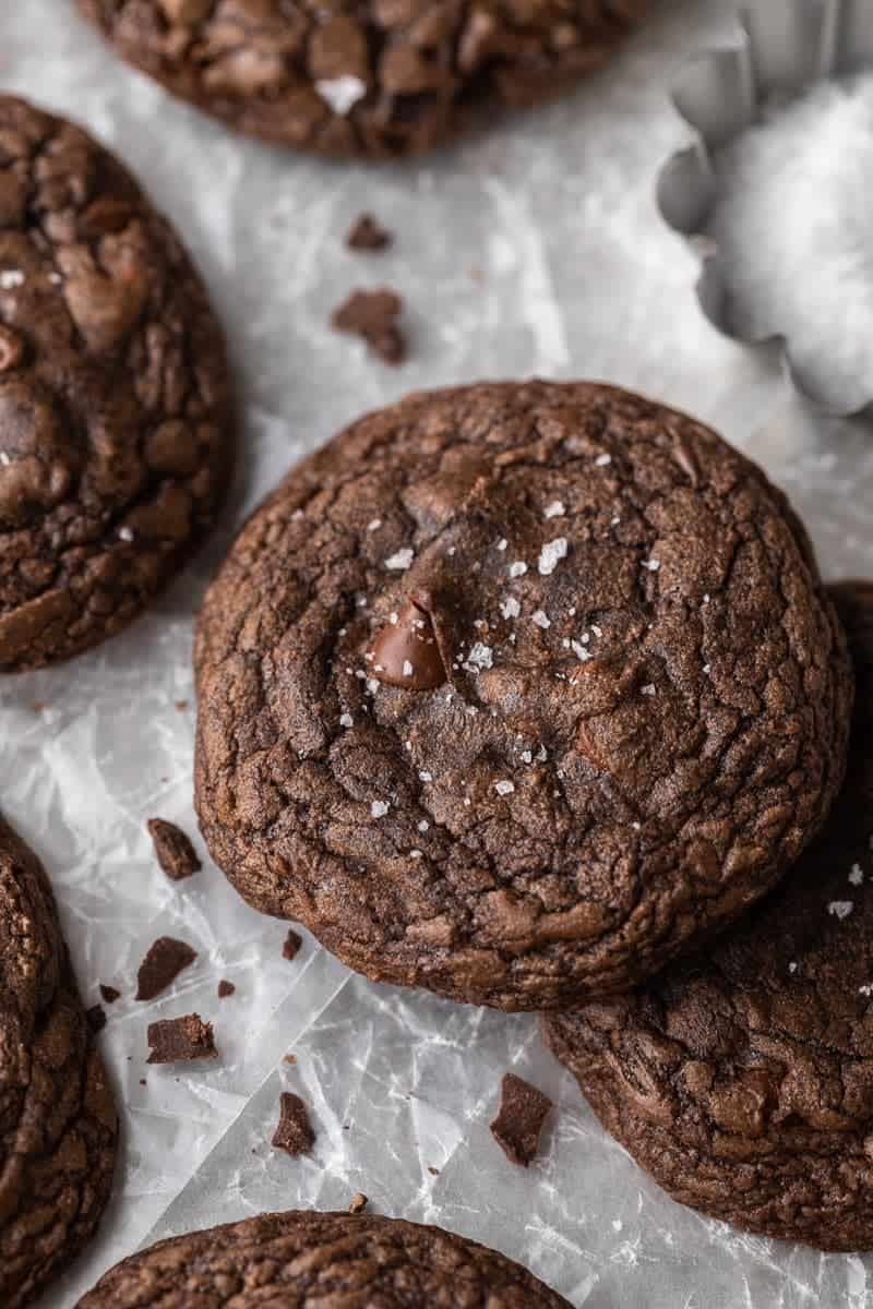 Crumbl Brownie Batter Cookies - Salt & Baker