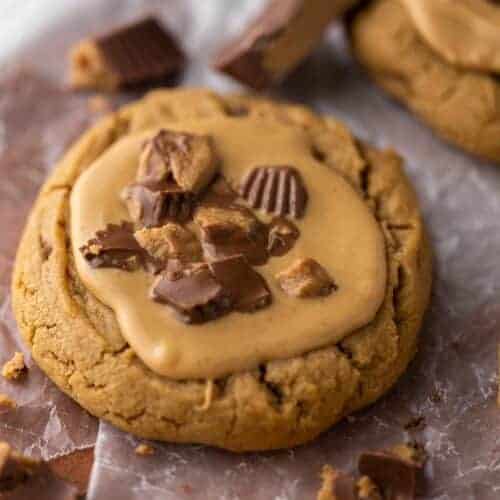 Thick Crumbl Peanut Butter Reese's cookies Lifestyle of a Foodie