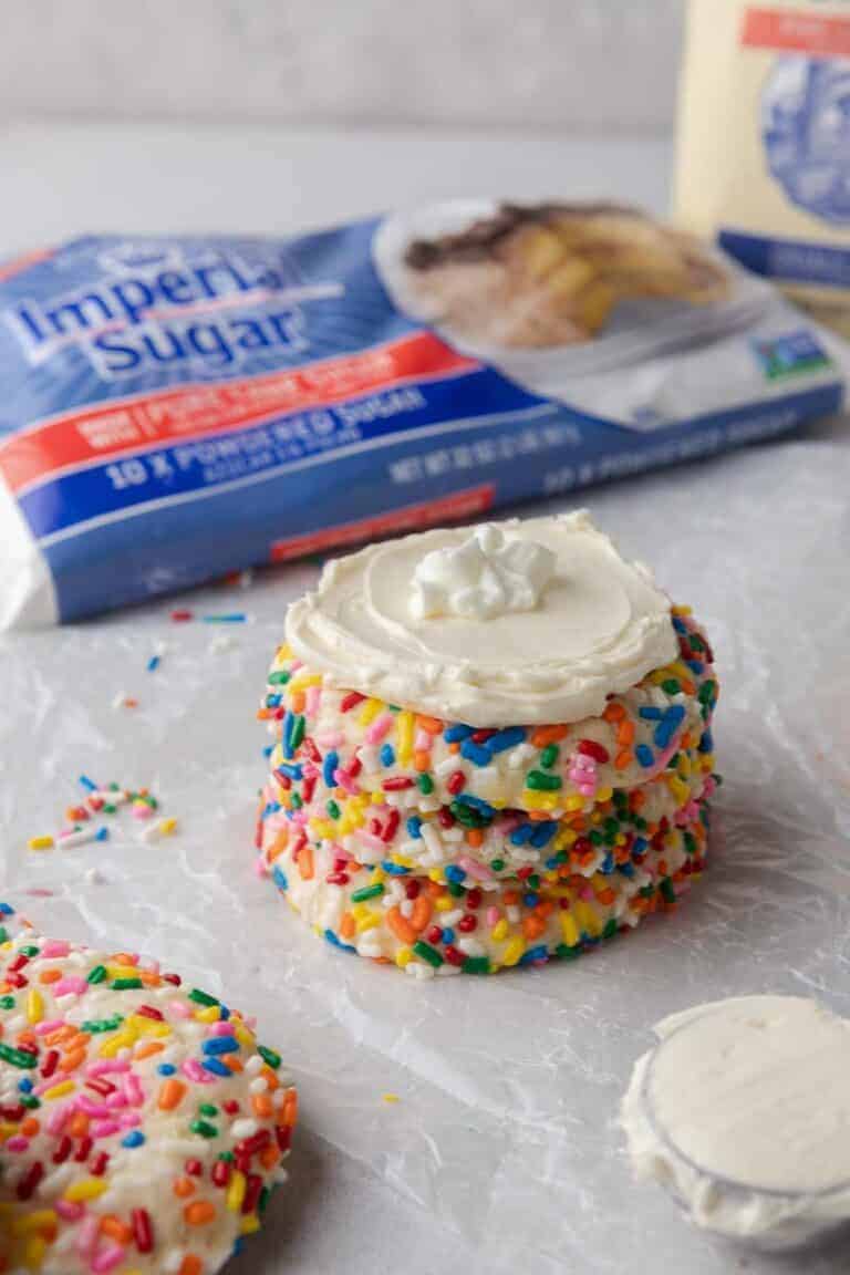 Crumbl Funfetti Milkshake Cookies copycat Lifestyle of a Foodie