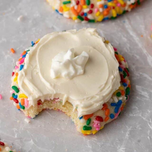 Crumbl Funfetti Milkshake Cookies copycat Lifestyle of a Foodie