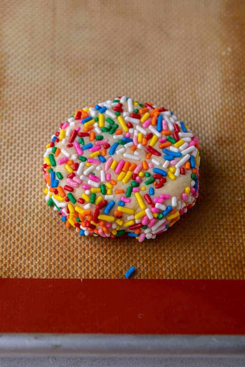Crumbl Funfetti Milkshake Cookies copycat Lifestyle of a Foodie
