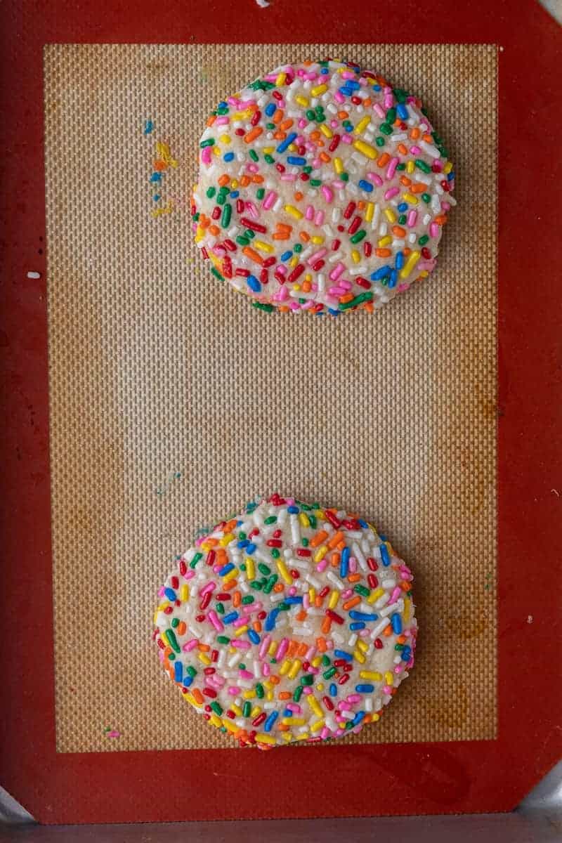 Crumbl Funfetti Milkshake Cookies copycat Lifestyle of a Foodie